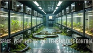 space, ventilation, and temperature control
