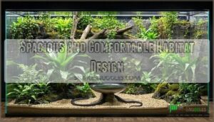 spacious and comfortable habitat design
