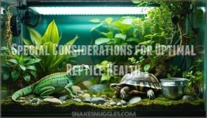 special considerations for optimal reptile health