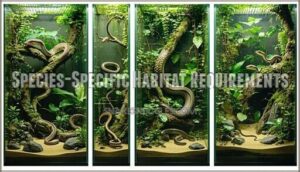 species-specific habitat requirements