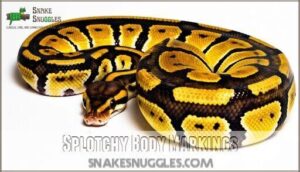 splotchy body markings