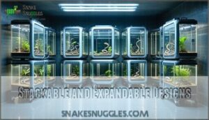 stackable and expandable designs