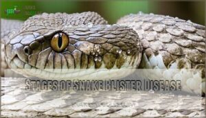stages of snake blister disease