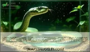 stargazing, convulsions, and paralysis stargazing, convulsions, and paralysis