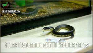 store discretion and id requirements