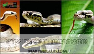 stress triggers in different species