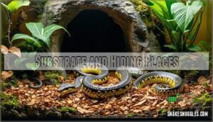 substrate and hiding places