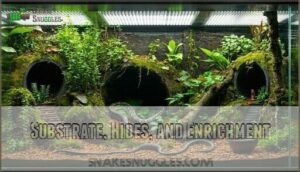 substrate, hides, and enrichment