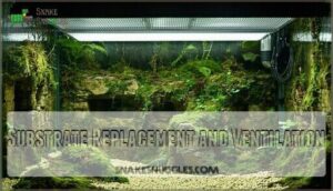 substrate replacement and ventilation