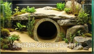 substrate selection and depth