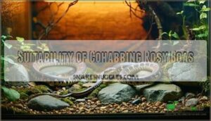 suitability of cohabbing rosy boas