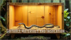 suitable materials and insulation