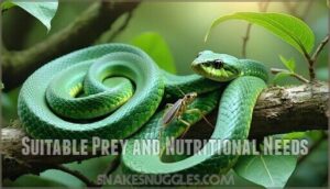suitable prey and nutritional needs