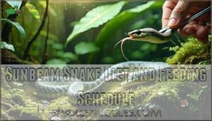 sunbeam snake diet and feeding schedule