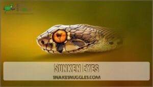 sunken eyes