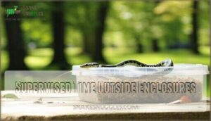 supervised time outside enclosures