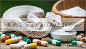 supplemental vitamins and minerals
