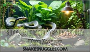 supplementing rosy boas' diet with variety