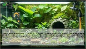 supportive care and husbandry changes
