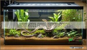 tank size and ventilation