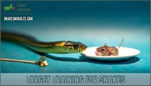target training for snakes