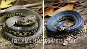 tell male female snakes apart