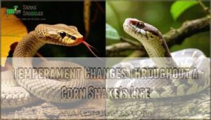 temperament changes throughout a corn snake's life