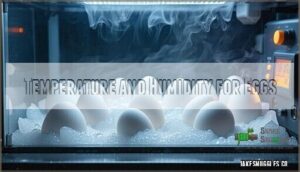 temperature and humidity for eggs