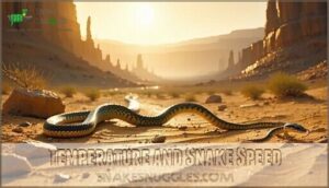 temperature and snake speed