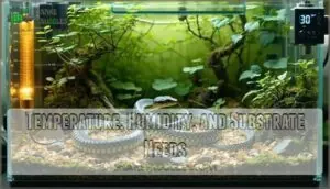 temperature, humidity, and substrate needs temperature, humidity, and substrate needs