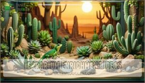 terrarium enrichment ideas