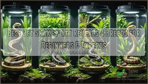 Best Pet Snakes: Vet Reveals 4 Breeds for Beginners & Experts