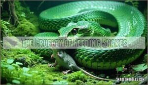 the cruelty of feeding snakes