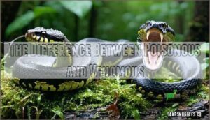 the difference between poisonous and venomous