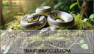 the importance of egg size in hatching time
