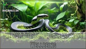 the role of proper care in snake wellbeing