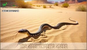the sidewinder's speed