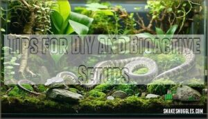 tips for diy and bioactive setups