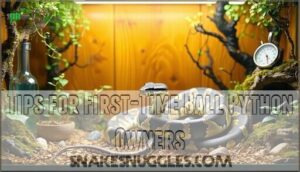 tips for first-time ball python owners