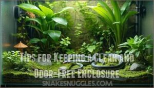 tips for keeping a clean and odor-free enclosure