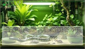 transitioning your snake to safe food sources