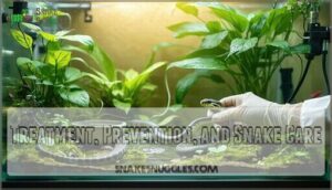 treatment, prevention, and snake care