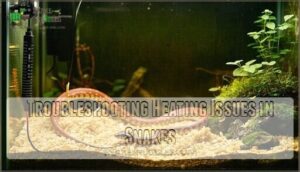 troubleshooting heating issues in snakes