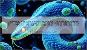 types of snake venom components