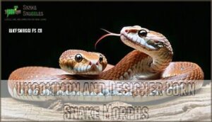 uncommon and designer corn snake morphs