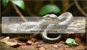 understanding boa constrictor body language