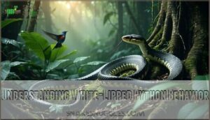 understanding white-lipped python behavior