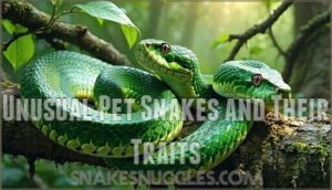 unusual pet snakes and their traits
