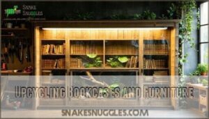 upcycling bookcases and furniture