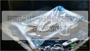 using a bpa-free plastic bag for warming